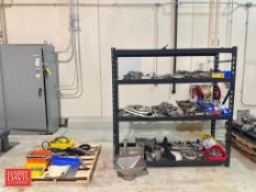 Assorted S/S, Including: Piping, Clamps, Basket, Bucket, Springs and Tape Machine Head - Rigging Fee