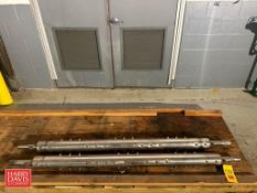 (2) S/S Scrape Surface Heat Exchanger Spindles: 80
