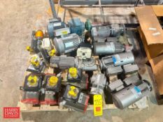 Assorted Motors, up to 2 HP, Gear Reducing Drives and Air Actuators - Rigging Fee: $500