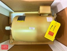 NEW Baldor 15 HP 1,765 RPM Motor - Rigging Fee: $200