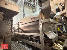 S/S Grinder with Drive, S/S Vibratory Trough: 9' x 18