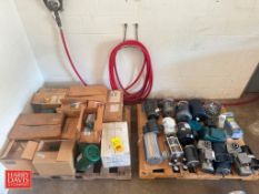 NEW Assorted Motors, up to 1 HP, Fans and Thermostat - Rigging Fee: $350