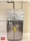 Frigidaire S/S Refrigerator/Freezer with Ice/Water Dispenser, Model: FGSS2635TFB, S/N: 4A10613681 -