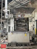 BE/W S/S Dual Sigma Arm Dough Mixer with FPA S/S Conveyor, Model: 21507001, Drives, S/S Platform: 12