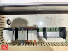 Allen-Bradley Logix 5562 PLC with (4) I/Os, (2) Ethernet/IP Cards, PanelView 900 HMI and S/S Enclosu