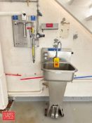 S/S Hand Sink with Foot Controls, Ecolab Commander, Model: 4455 (Parts Machine) - Rigging Fee: $250