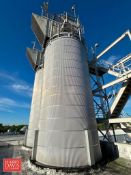 Siletta Cone-Bottom Sugar Silo, S/N: SFC-1947 - Rigging Fee: Contact HDC