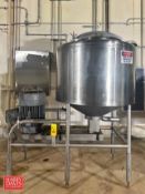 Breddo 300 Gallon S/S 40 HP Likwifier, Model: LOR, S/N: D-13649199005 with Offset Motor - Rigging Fe