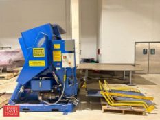 Pallet Inverter 4,400 LB Capacity, S/N: 709339 with Safety Railing - Rigging Fee: $600