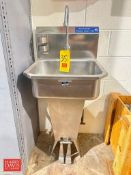 S/S Hand Sink with Foot Controls - Rigging Fee: $100