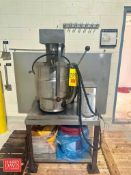 Groen 8 Gallon Jacketed S/S Kettle with Scrape Agitation and Speed/Temperature Controls: Mounted on