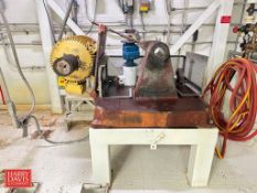 Baldor 50 HP 1,775 RPM Motor, Mill Frame and Stand: 42