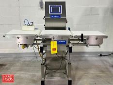 Mettler Toledo S/S Check Weigher, Model: XC, S/N: 36000072 with Belt Conveyor: 52” x 11.5