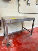 Portable S/S Tables: 4’ x 32