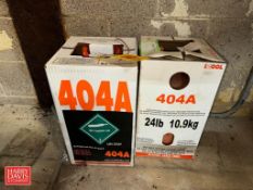24 LB Cylinders, 404A Freon - Rigging Fee: $150