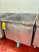 S/S Portable Tub: 4’ x 32” x 2’ - Rigging Fee: $175