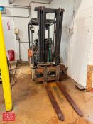 Toyota Electric Forklift Truck with 3,000 LB Capacity, Model: 7FBEU18, S/N: 17383