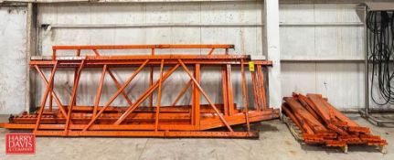 Sections: Pallet Racking: 14’ and 11’ Uprights with 9’ and 4’ Cross Members - Rigging Fee: $300