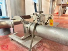 Jenson Positive Displacement Pump, Model: JFPD-500-60, S/N: 275930A with Motor: Mounted on S/S Base