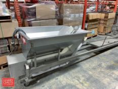 Advance S/S Hopper and Conveyor with Belting (Location: Edison, NJ) - Rigging Fee: $600