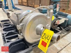 Centrifugal Pump with Motor and S/S Motor Cover - Rigging Fee: $150