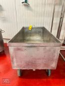 Portable S/S Tub: 5’ x 30