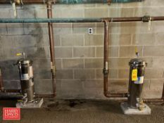 (2) Shelco S/S Filter Housings, Model: 4FOS2-316-2MNPT-EP-B - Rigging Fee: $250