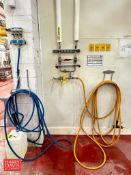 (2) Hose Stations and Spartan Foam/Rinse/Sanitizer Station - Rigging Fee: $250