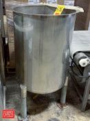 75 Gallon S/S Single Shell Tank (Location: Edison, NJ) - Rigging Fee: $50