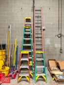 Fiberglass A-Frame and Extension Ladders - Rigging Fee: $200
