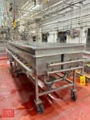 Portable S/S Dual-Basin COP Trough: 11’ x 3’ with Jet Spray and Centrifugal Pump - Rigging Fee: $200