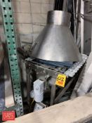 S/S Conveyor Frame with Variable-Frequency Drive, Drive, Funnel and Cake Cutter