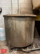 200 Gallon S/S Tank with Hinged Lid - Rigging Fee: $200