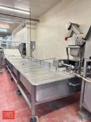 S/S Brine Tank with Exit Elevator Conveyor: 21' x 60