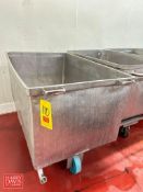 S/S Portable Tub: 4’ x 32” x 2’ - Rigging Fee: $175