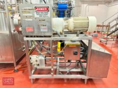 E.T. Oakes Continuous Automatic Mixer, Model: C14MF201A, S/N: 1222 with Idec Micro 3 PLC and Fuses