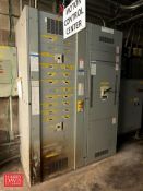 Eaton and Square D MCC with (29) Disconnects, 1200/1200 Amp, 600/300 Amp - Rigging Fee: $6,000