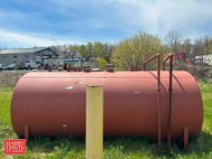 1,000 Gallon Diesel Fuel with 2,000 Gallon Horizontal Fuel Tank - Rigging Fee: Contact HDC