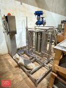 S/S Pasteurizer Skid with Plate Heat Exchanger 2-Zone Frame, OMC Chart Recorder, Relays, S/S