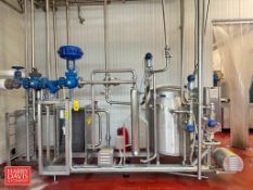 Comat S/S Pasteurizing Skid, Model: VASSOL, S/N: 000901, Including: Comat S/S Plate Heat Exchangers