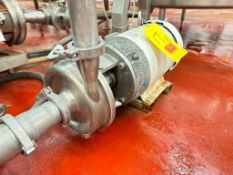 Centrifugal Pump with 7.5 HP 1,760 RPM Motor and Mounted on Base - Rigging Fee: $150