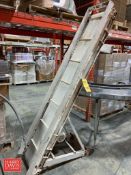 Inclined Belt Conveyor S/S Frame (Location: Edison, NJ) - Rigging Fee: $125