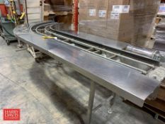 S/S Frame 90° Turn Conveyor Section (Location: Edison, NJ) - Rigging Fee: $125