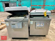 (2) Sipromac Portable S/S Induction Sealers Vacuum Chamber Machines - Rigging Fee: $250