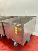 S/S Portable Tub: 4’ x 32” x 2’ - Rigging Fee: $175