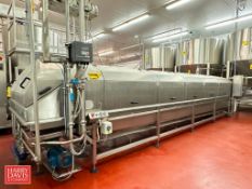 Comat S/S Flocculation Ricotta Drainage Belt, Model: Nastric, S/N: 000785 with Pump, Valves and Belt