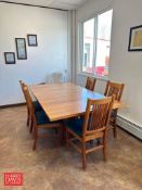 Conference Table, (2) Benches and Chairs - Rigging Fee: $600