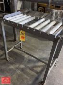 S/S Roller Conveyor: 37” Length x 18” Width (Location: Edison, NJ) - Rigging Fee: $75
