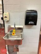 Sani-Lav S/S Hand Sink with Knee Controls and Hand Soap and Paper Towel Dispenser