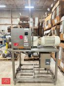 E.T. Oakes Continuous Automatic Mixer, Model: 14MF201A, S/N: 1295 with Sterling Electric 20 HP